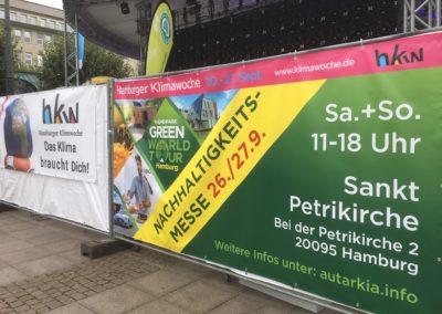 Green World Tour - Plakat auf der Klimawoche 2020