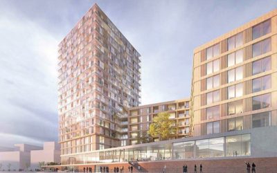 Zukunftsdialog: Baubeginn für Hamburgs erstes Holzhochhaus
