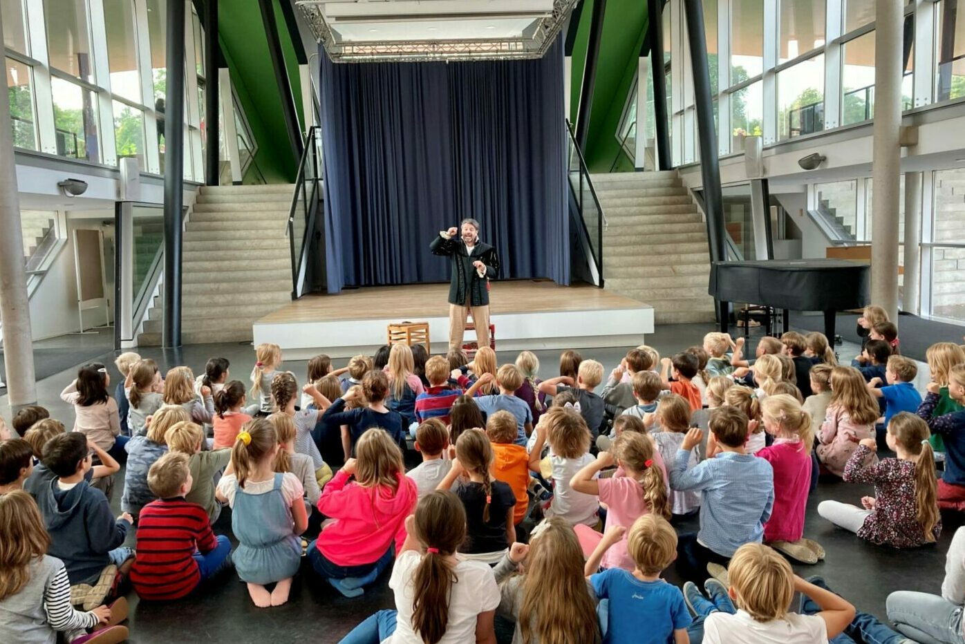 Schülerforderungen bei der Eröffnung des Bildungsprogramms 2019